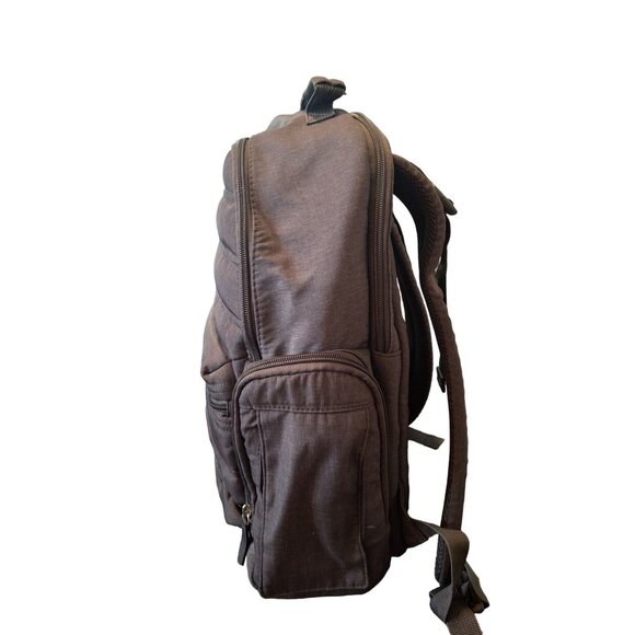 Eddie Bauer Backpack Diaper Bag Gray Multiple Pockets Adjustable Straps - Picture 3 of 5